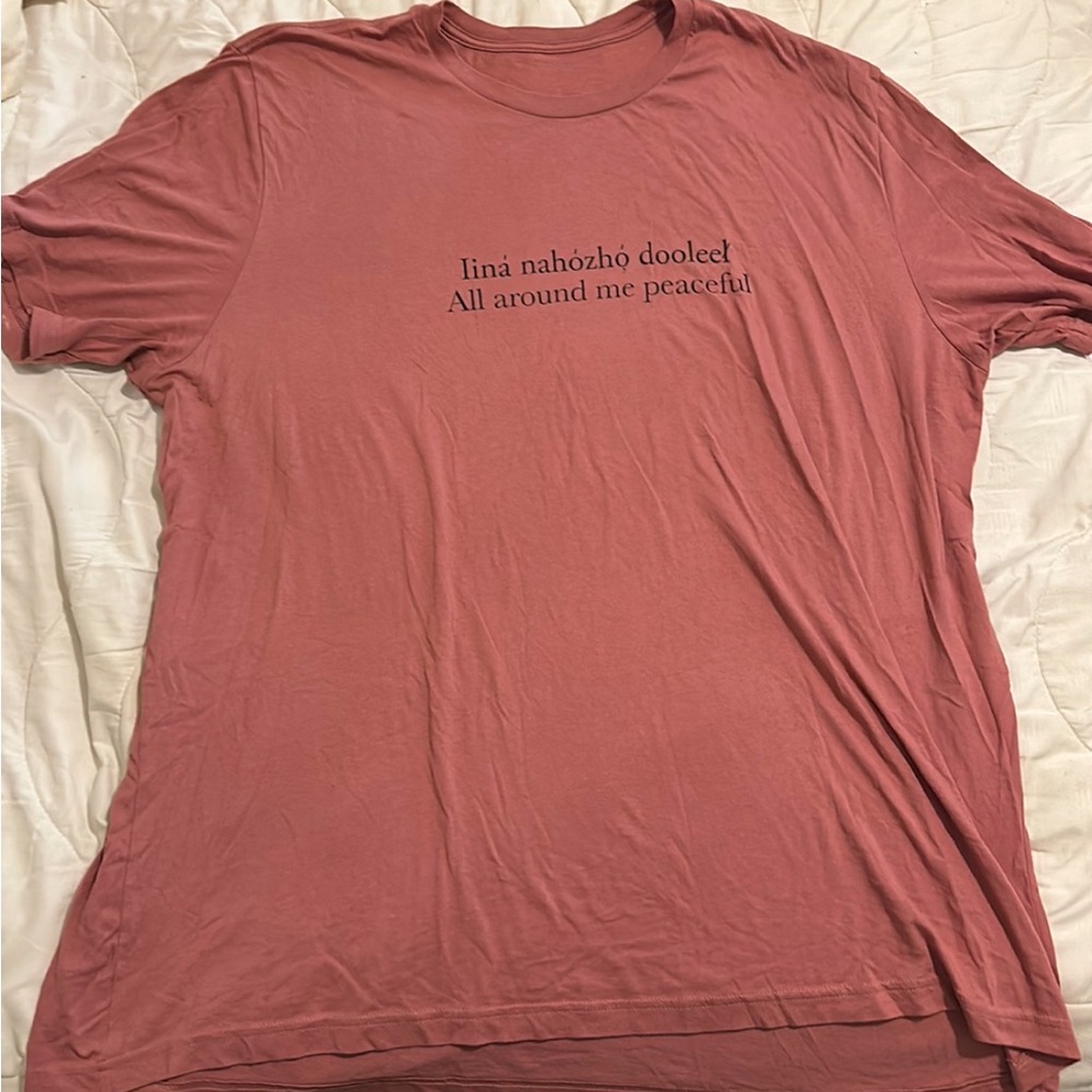 Graphic Tee in Dusty Rose